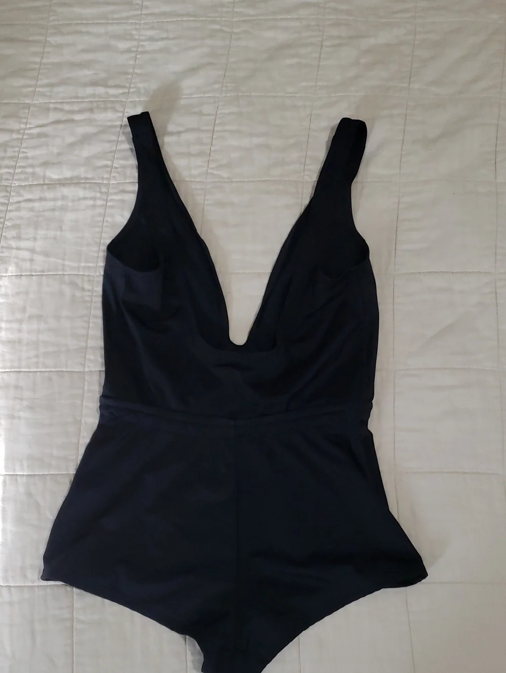 Solid & Striped Black Swimsuit One Piece Size Medium